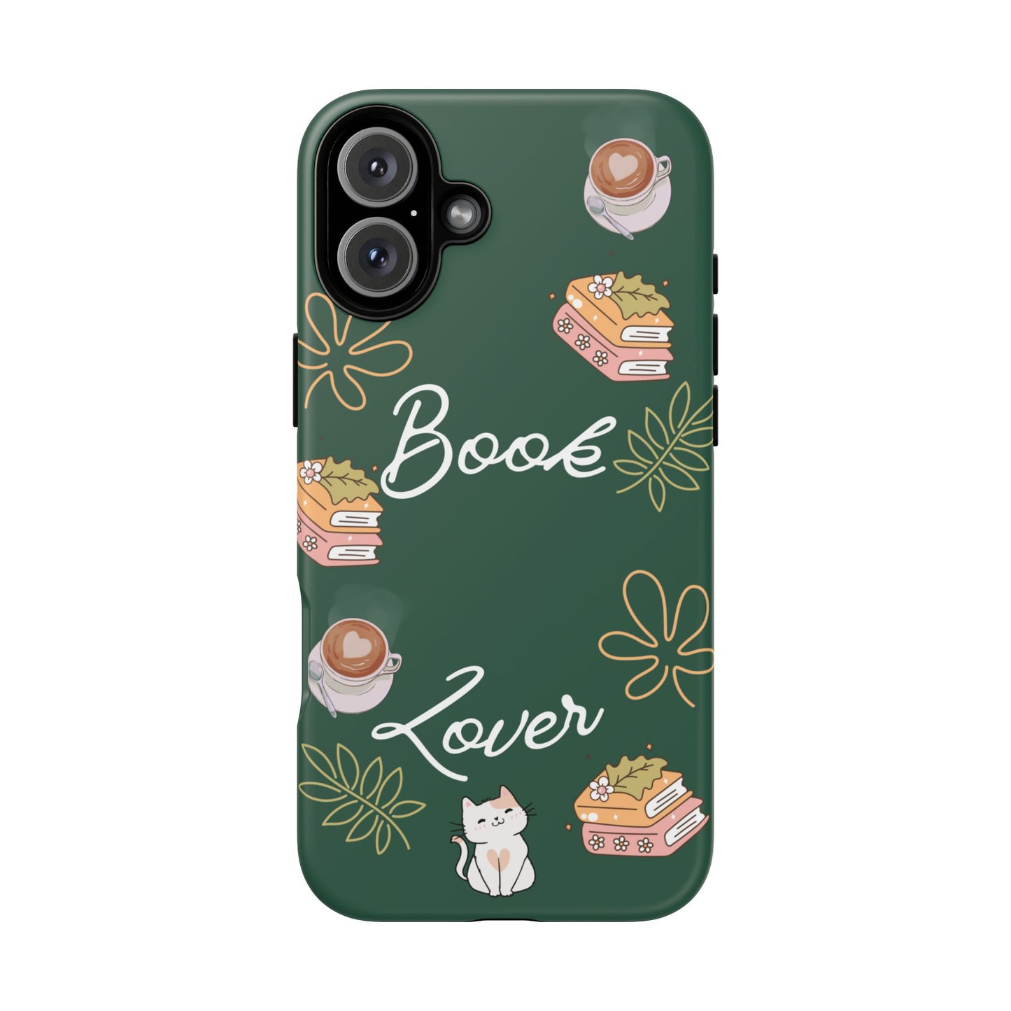 Book Lover Green Phone Case