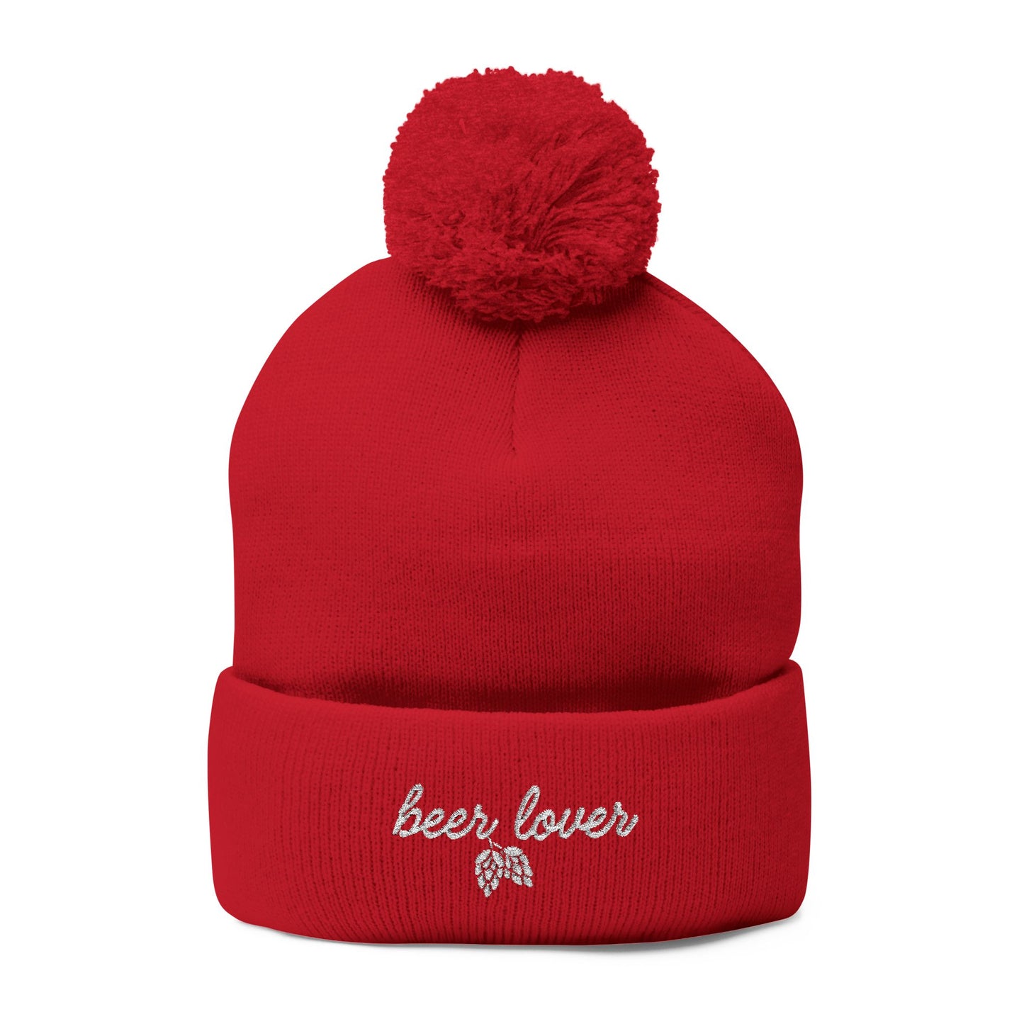 Beer Lover Pom Pom Beanie
