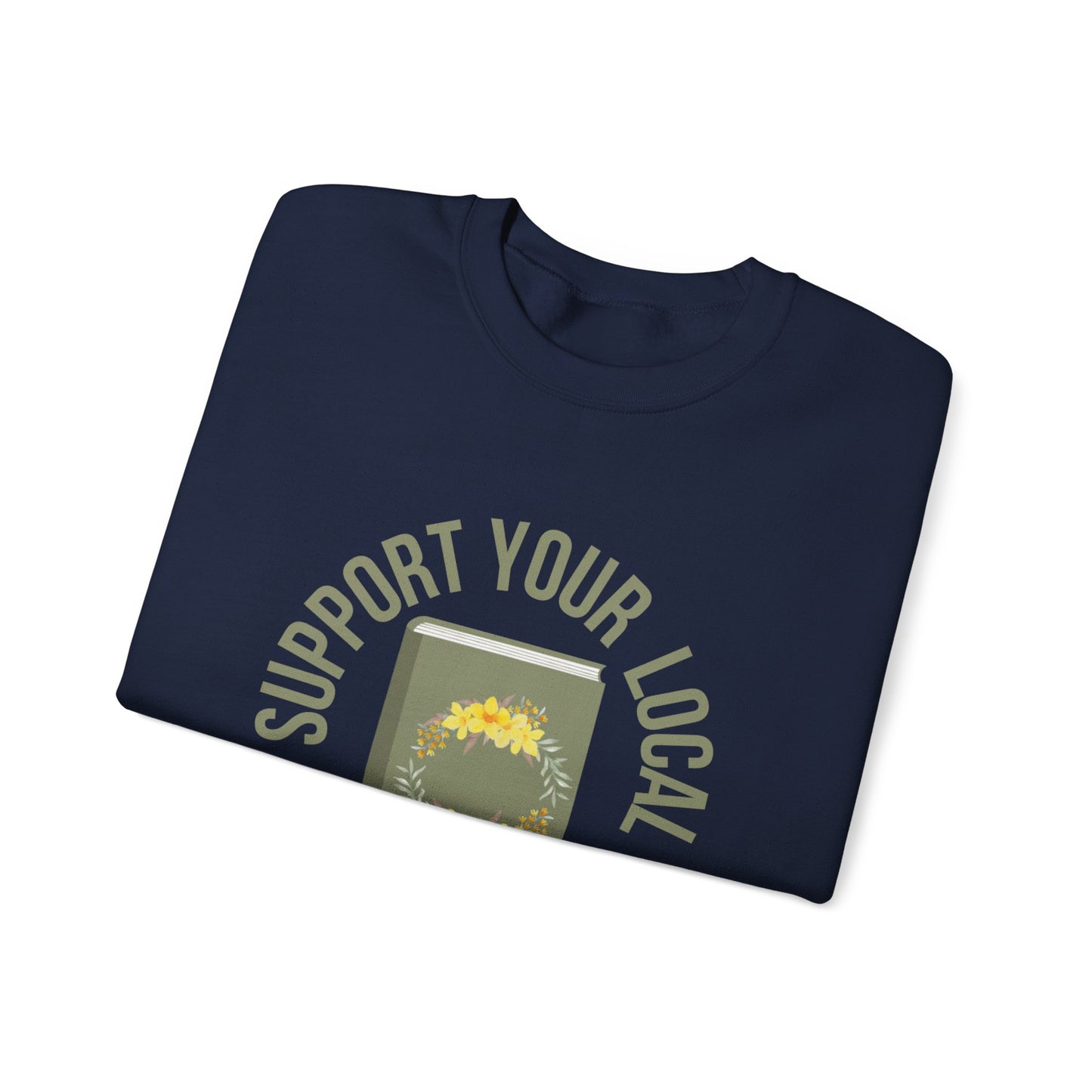 Support Your Local Reader SC Crewneck