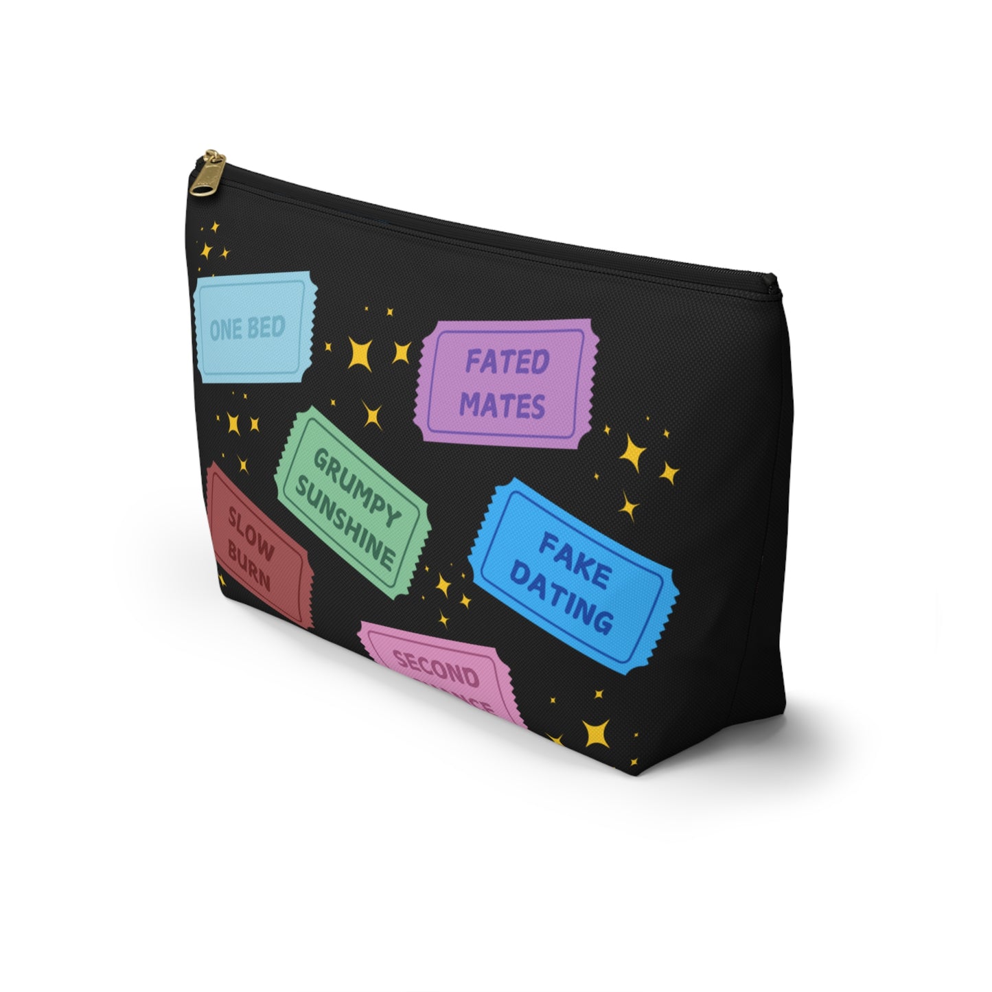 Tropes Ticket Black Pouch