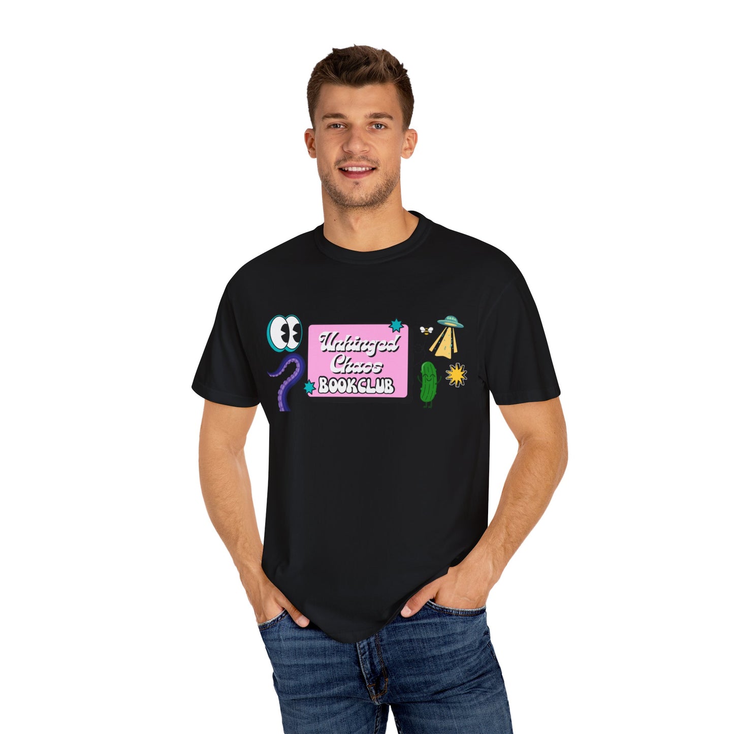 Unhinged Chaos Bookclub Tee