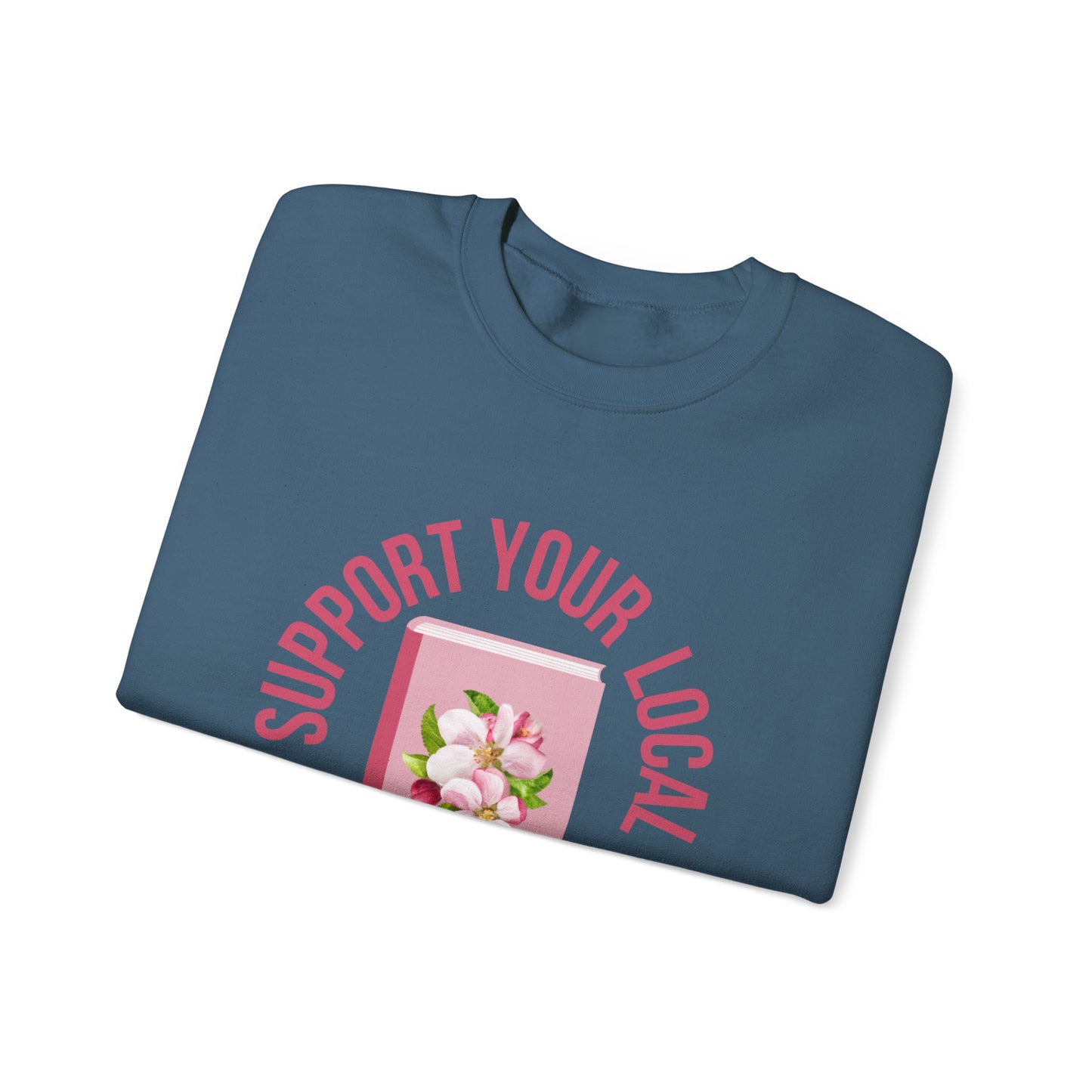 Support Your Local Reader MI Crewneck