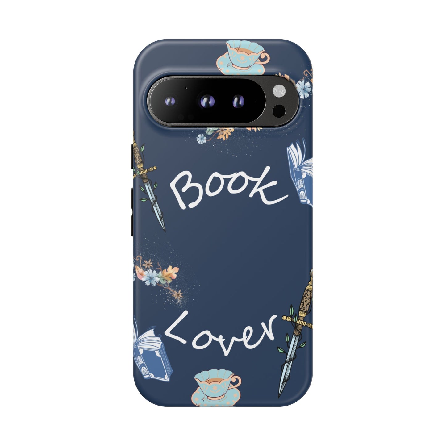 Book Lover Navy Phone Case