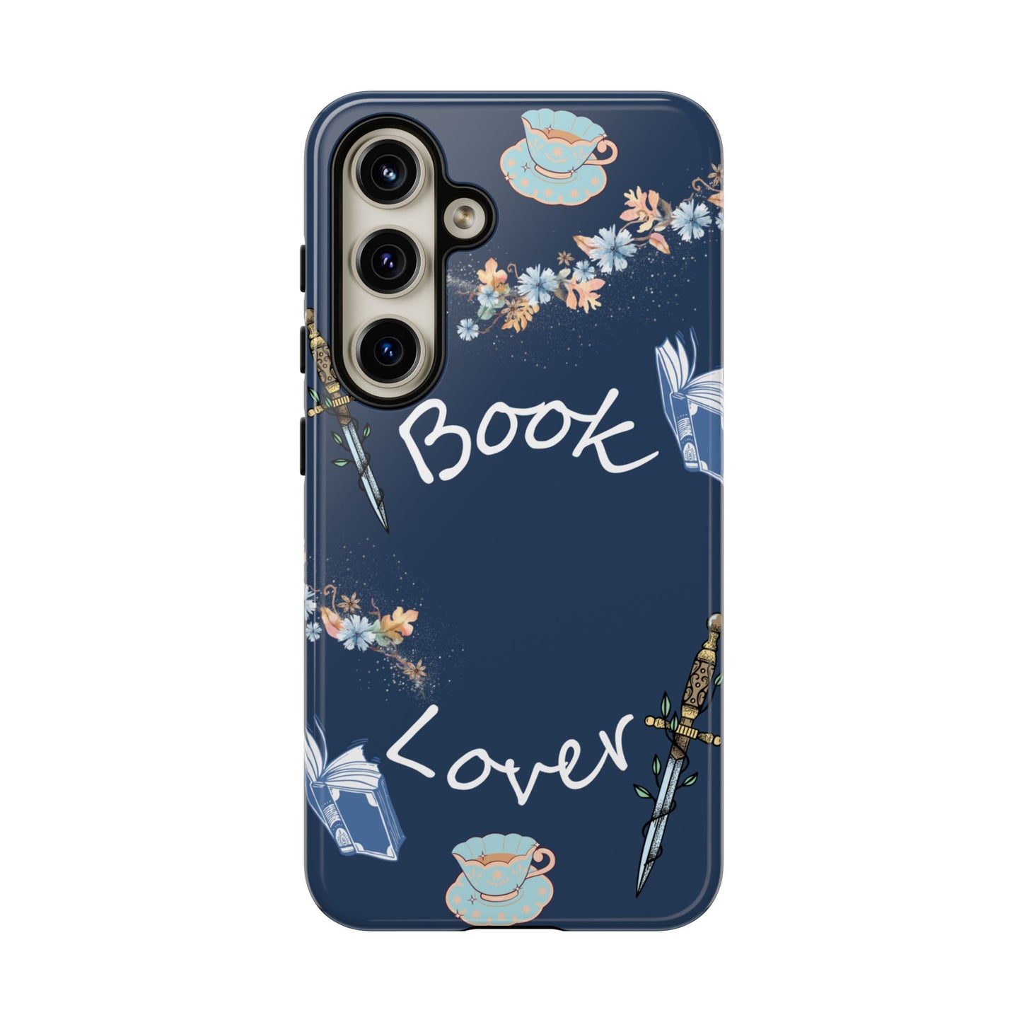 Book Lover Navy Phone Case