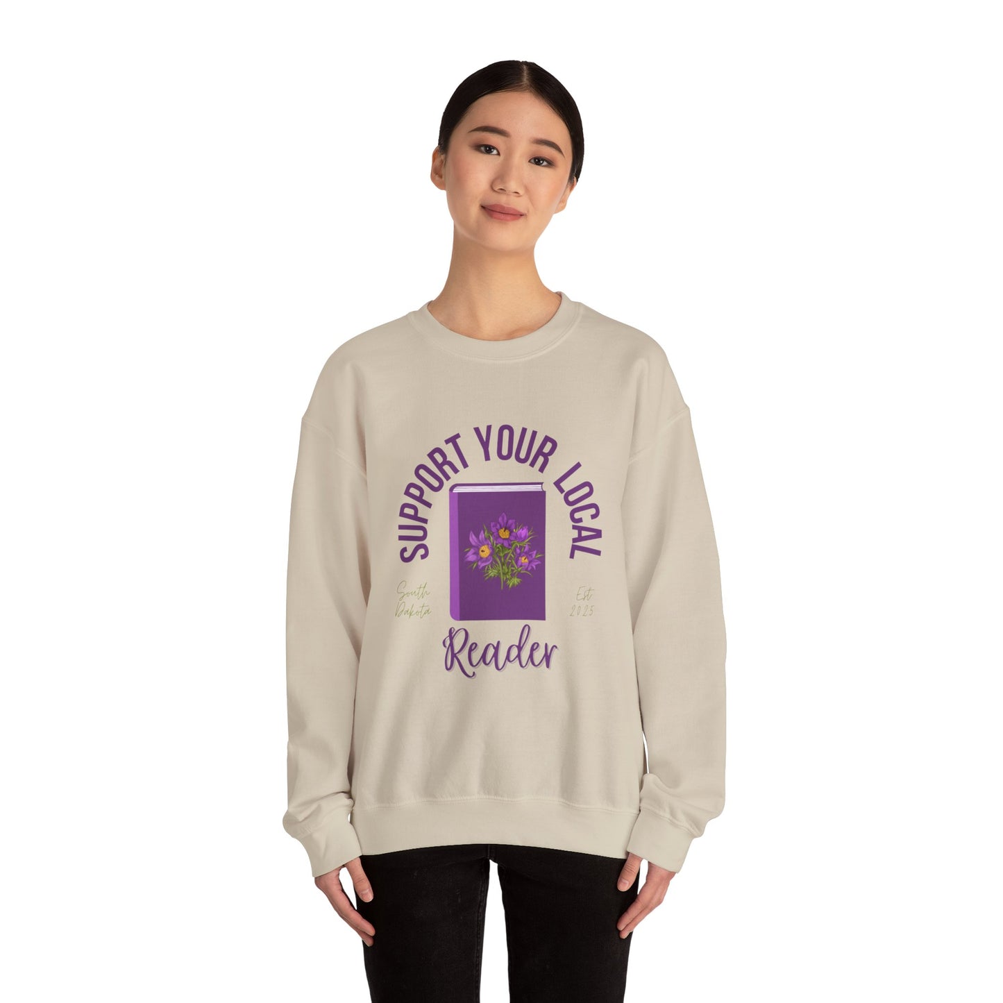 Support Your Local Reader SD Crewneck
