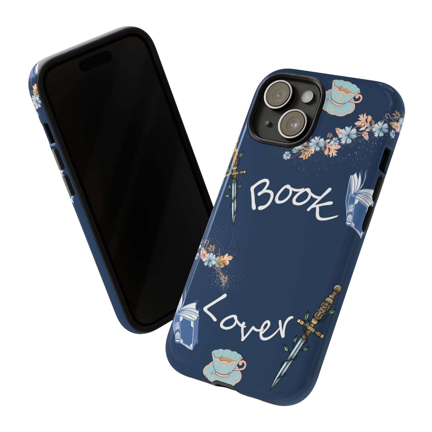 Book Lover Navy Phone Case
