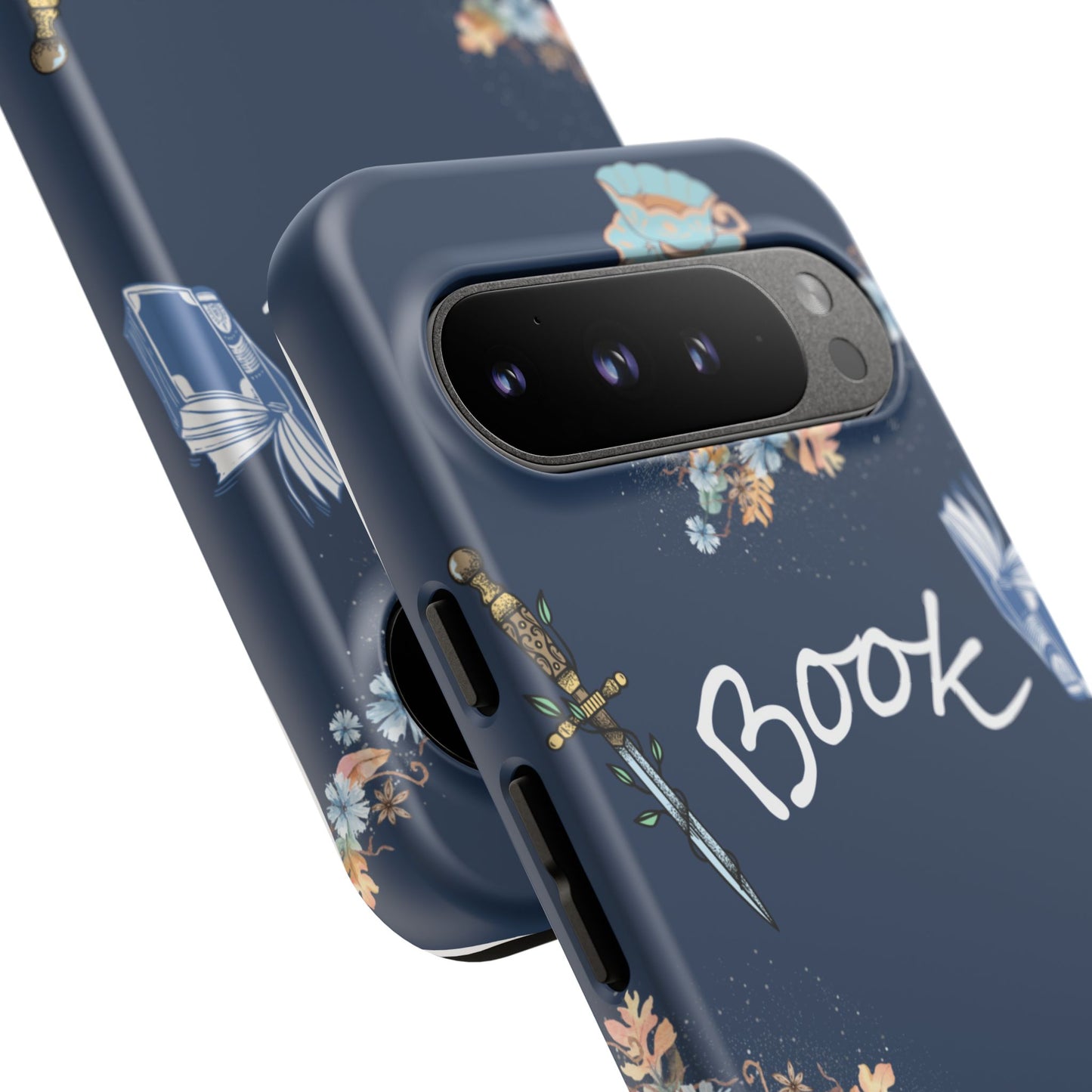 Book Lover Navy Phone Case