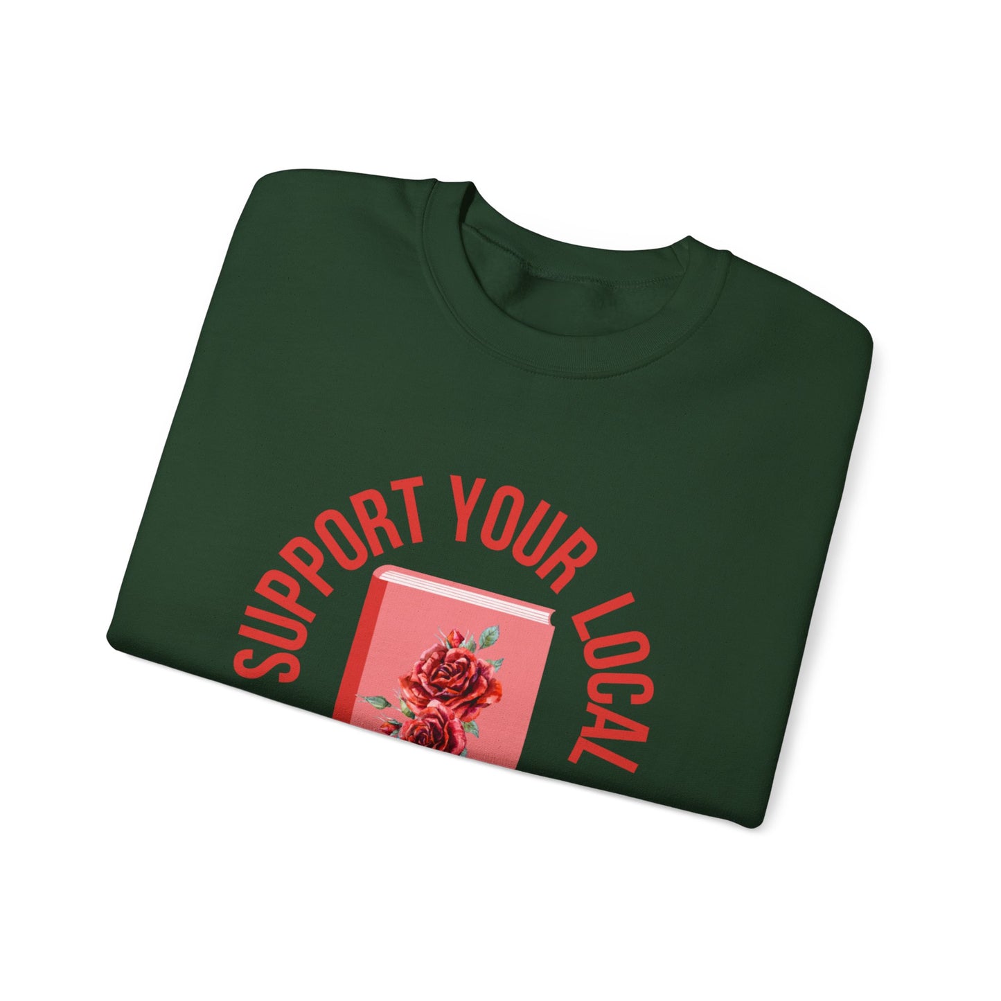 Support Your Local Reader NY Crewneck