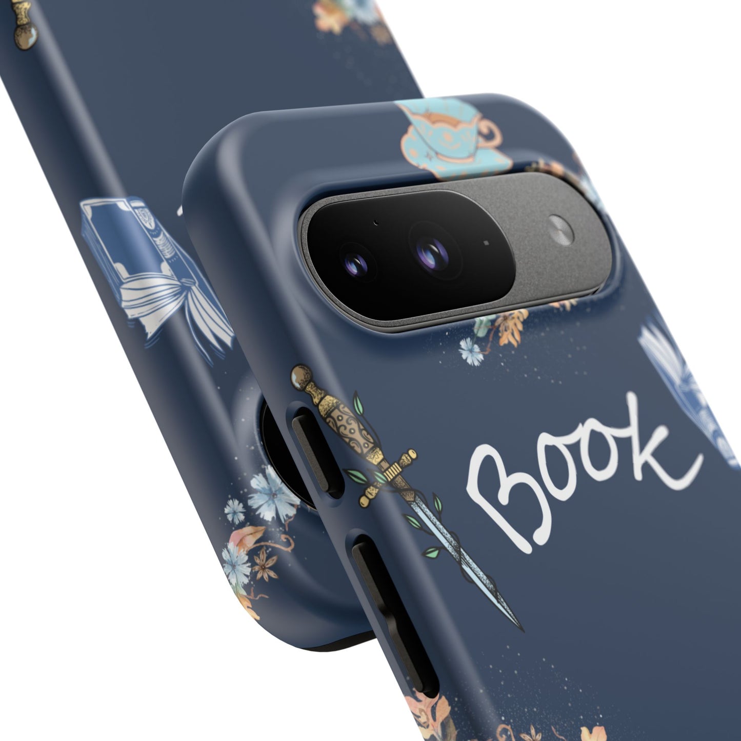 Book Lover Navy Phone Case