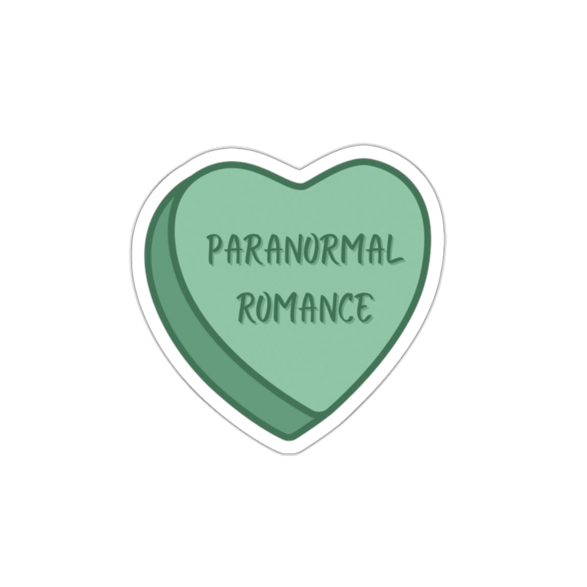 Paranormal Romance Heart Sticker