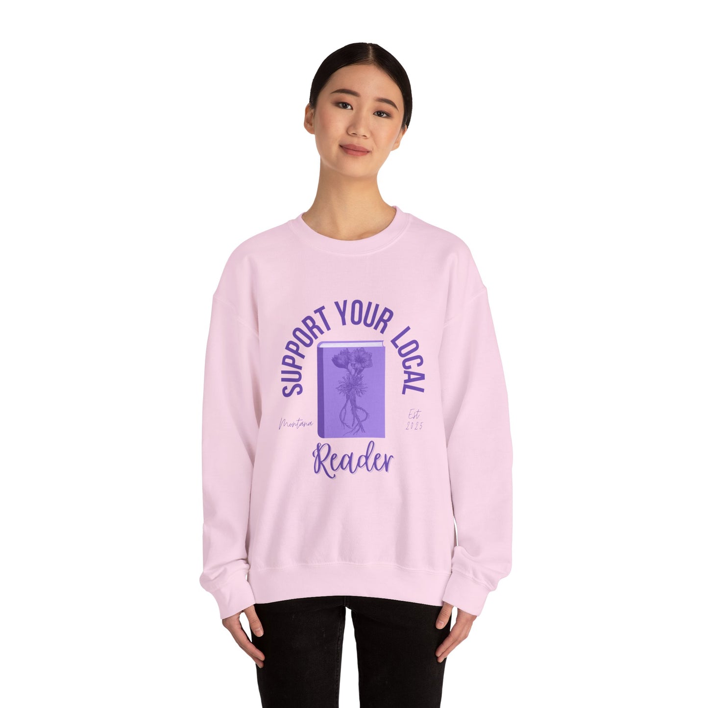 Support Your Local Reader MT Crewneck