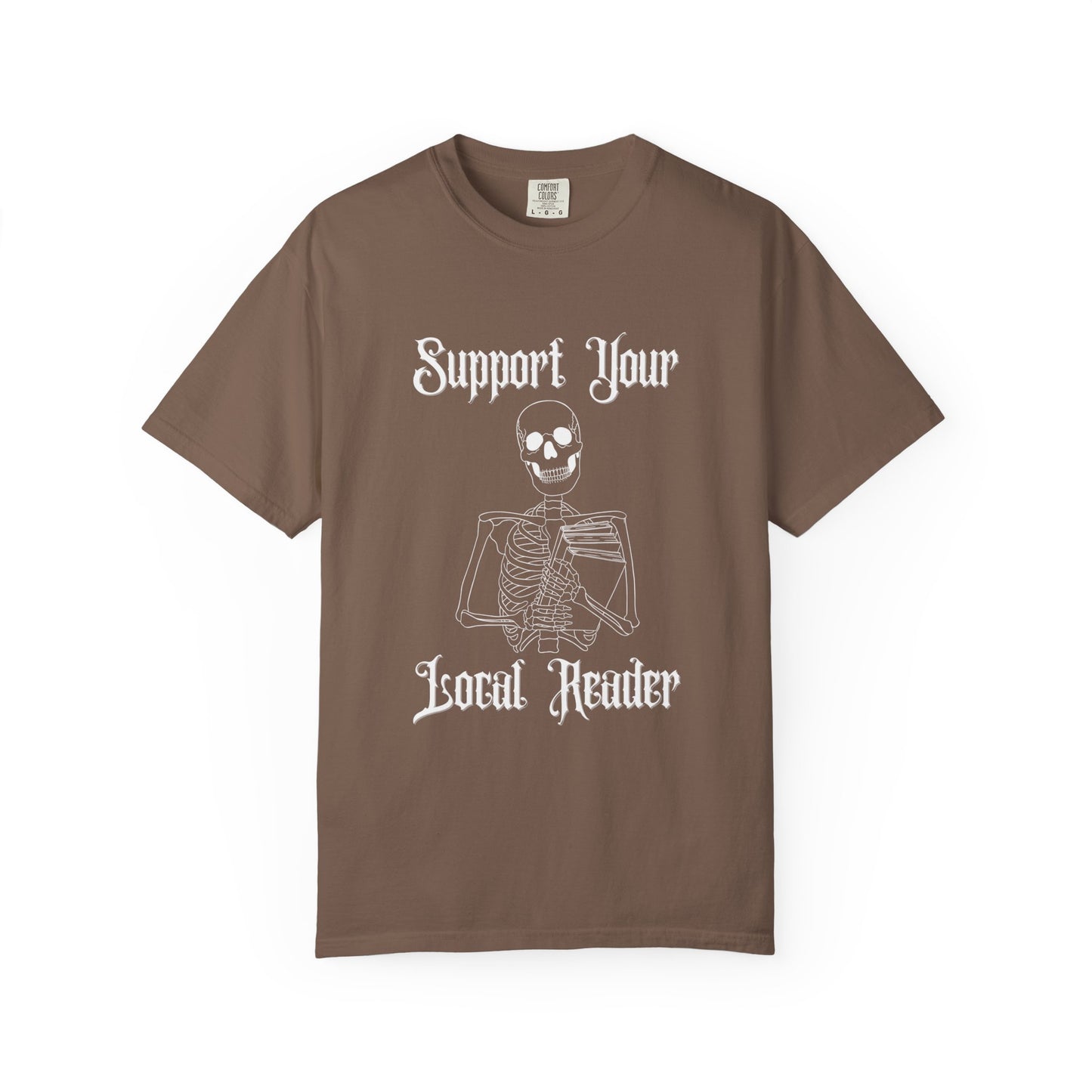 Support Your Local Reader Skeleton Tee