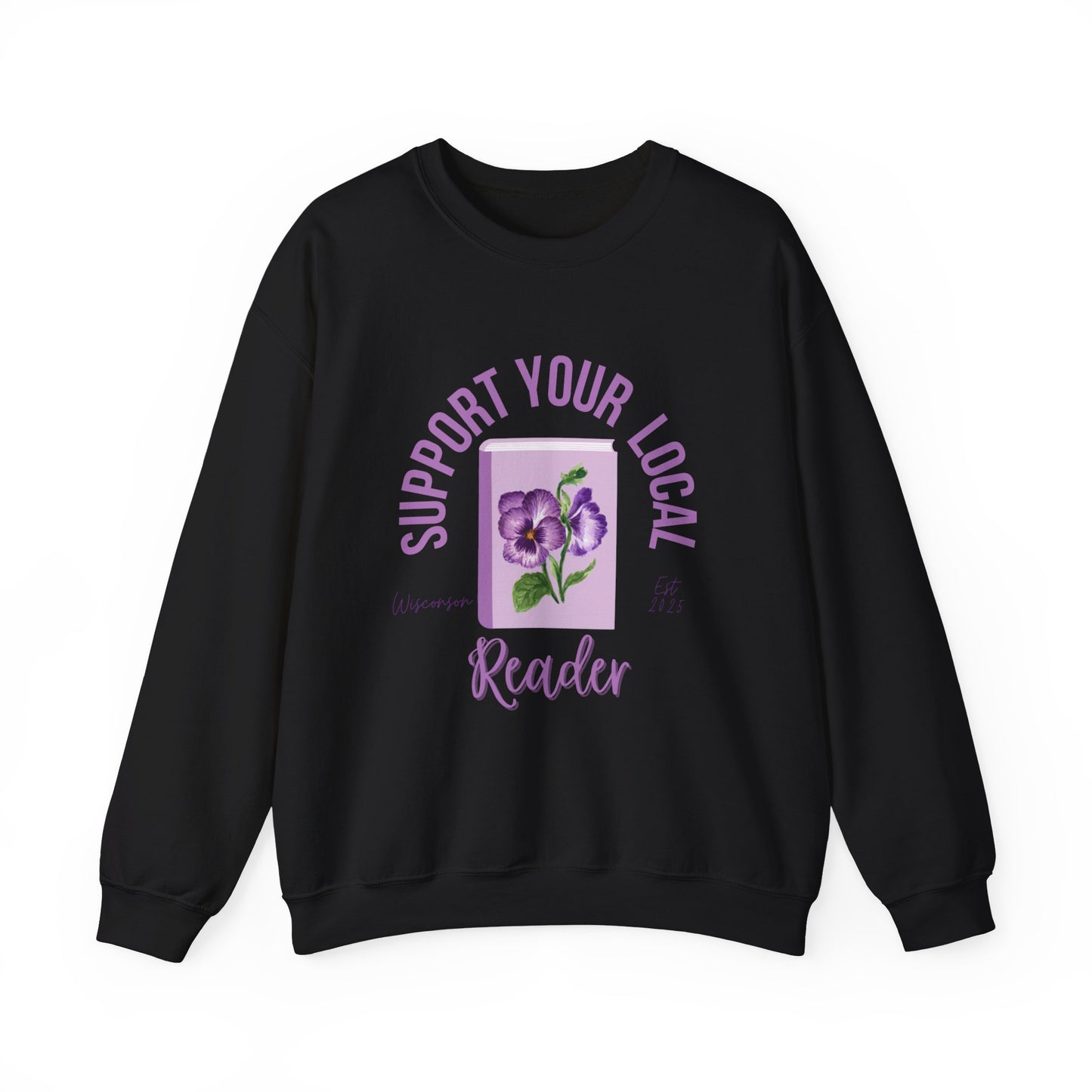 Support Your Local Reader WI Crewneck