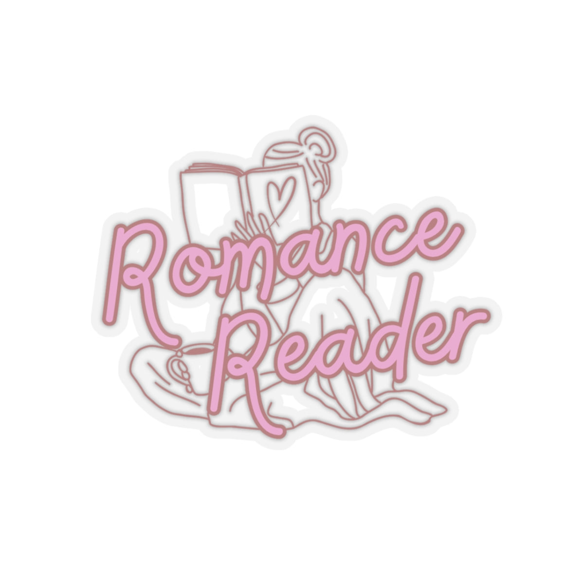 Romance Reader Sticker