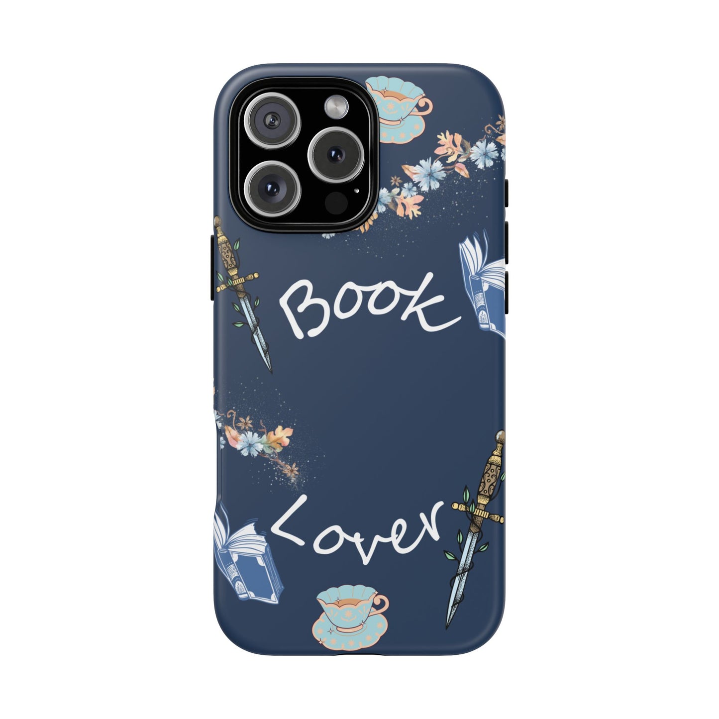 Book Lover Navy Phone Case