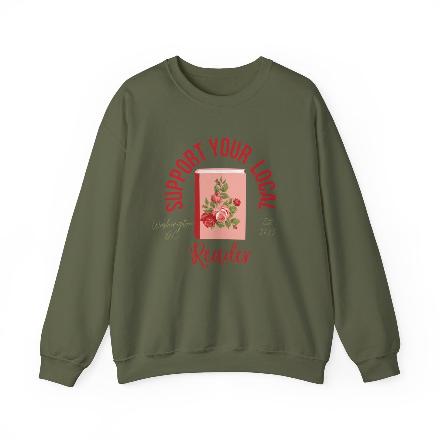 Support Your Local Reader DC Crewneck