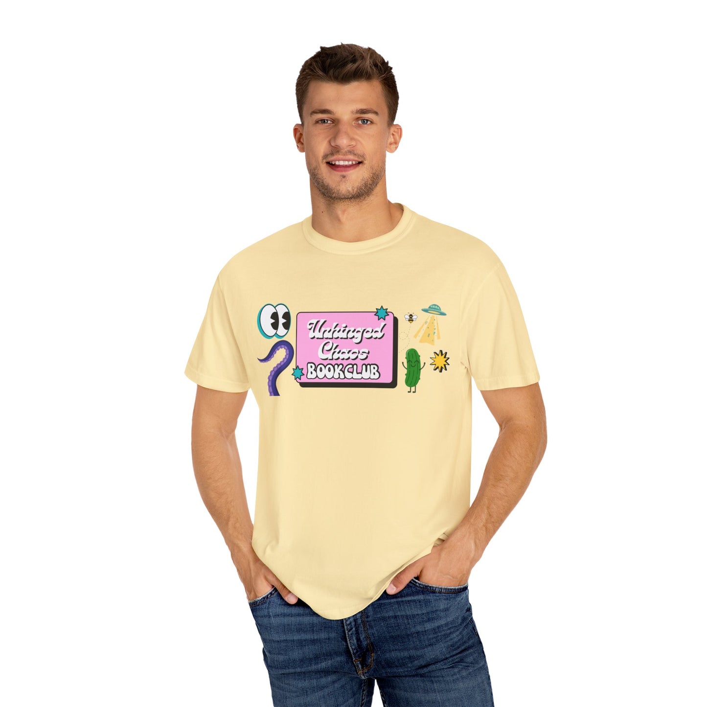 Unhinged Chaos Bookclub Tee