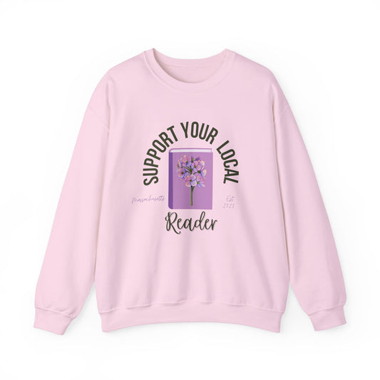 Support Your Local Reader MA Crewneck