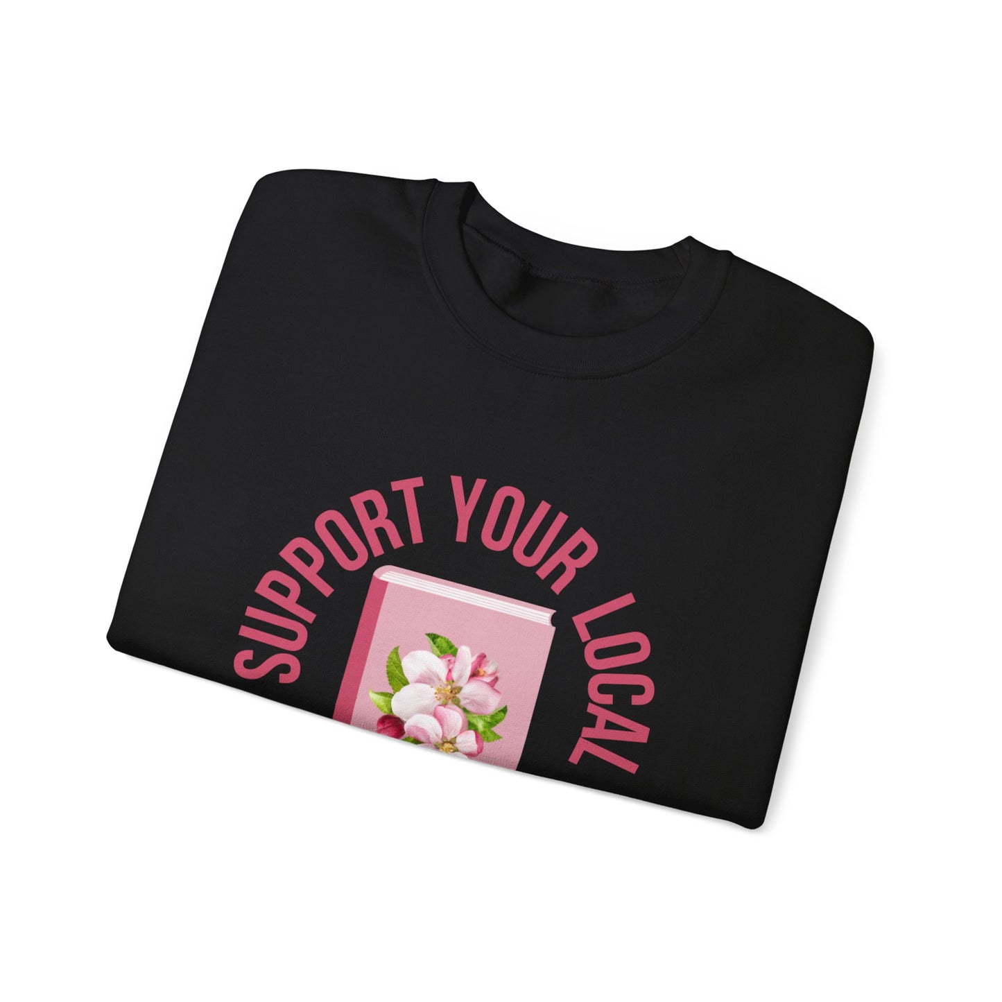 Support Your Local Reader MI Crewneck