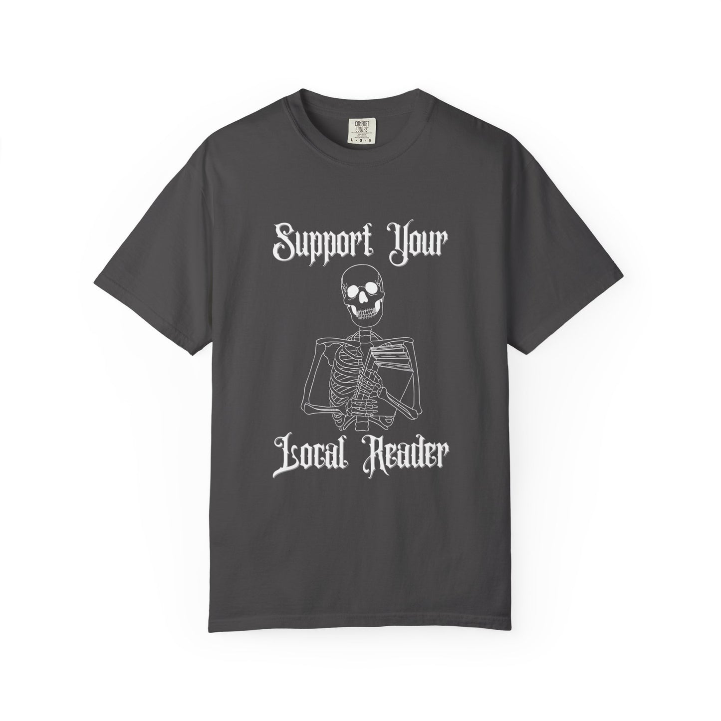 Support Your Local Reader Skeleton Tee