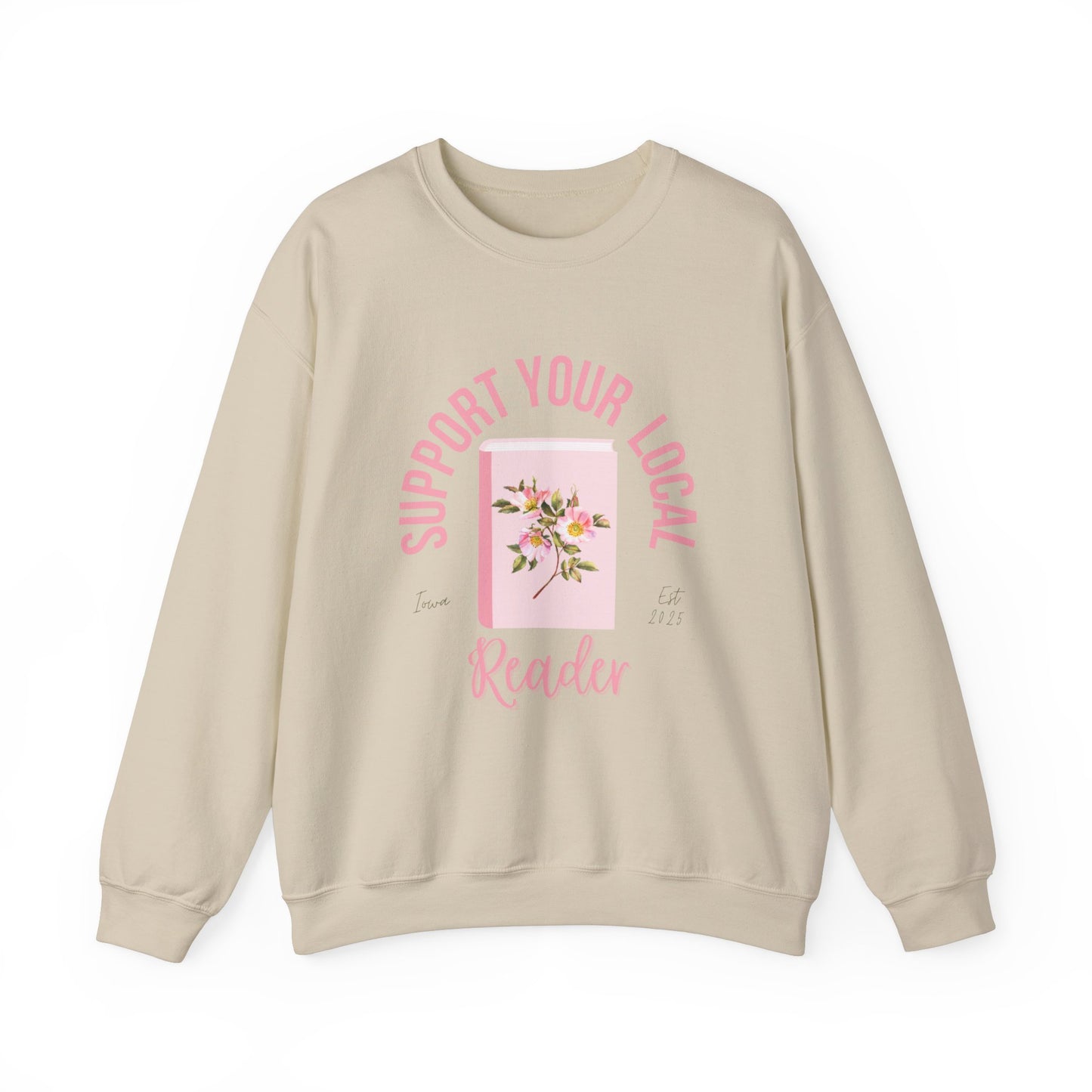 Support Your Local Reader IA Crewneck