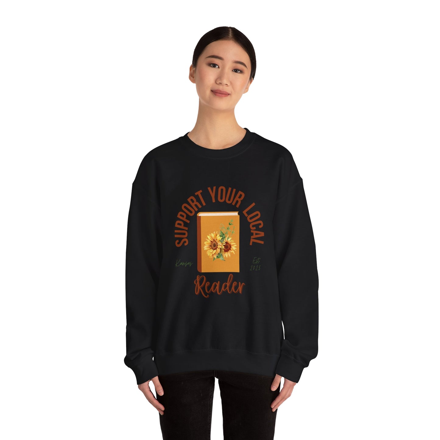 Support Your Local Reader KS Crewneck