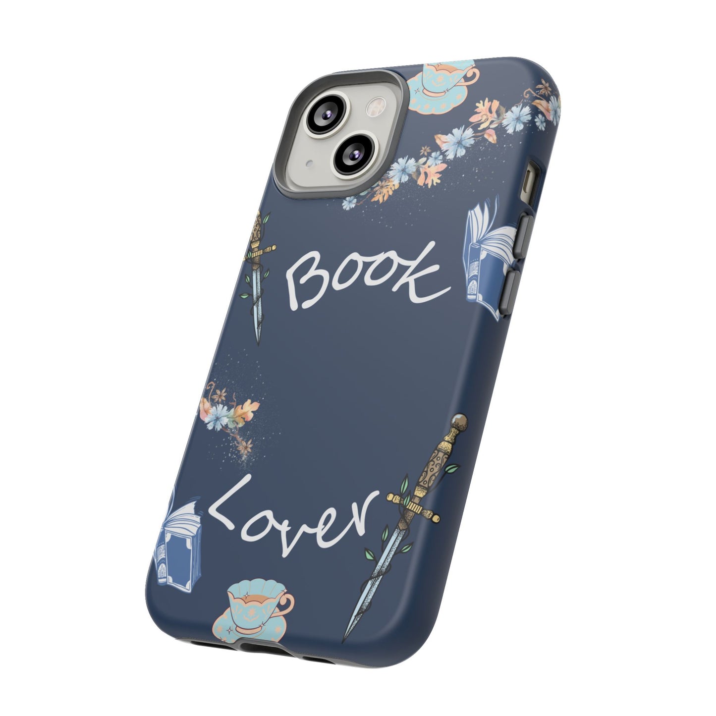 Book Lover Navy Phone Case