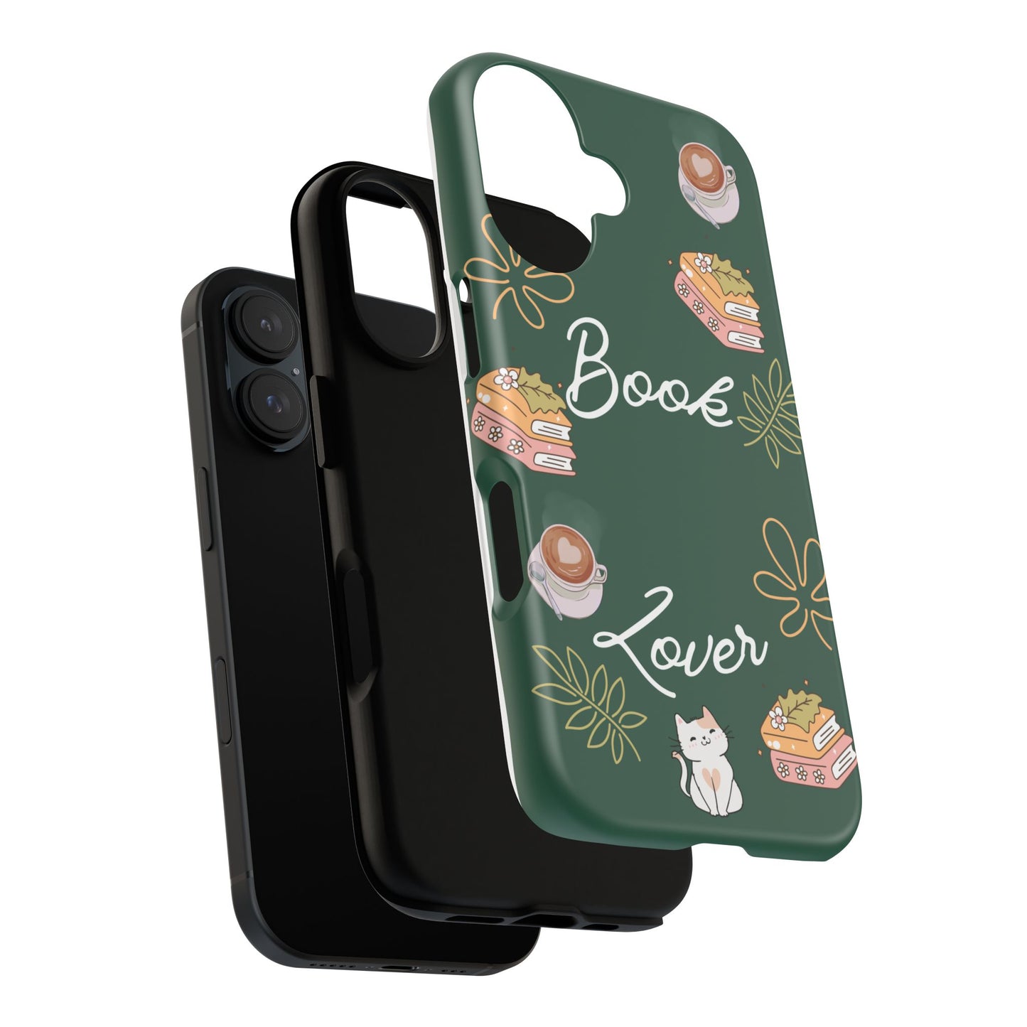 Book Lover Green Phone Case