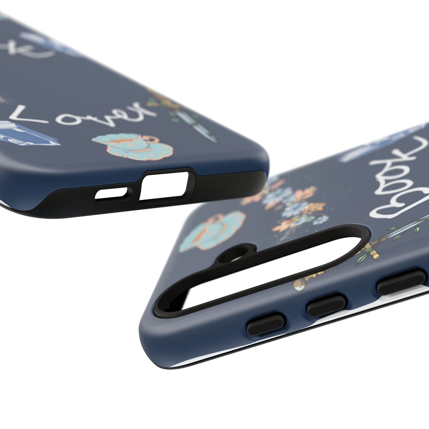 Book Lover Navy Phone Case