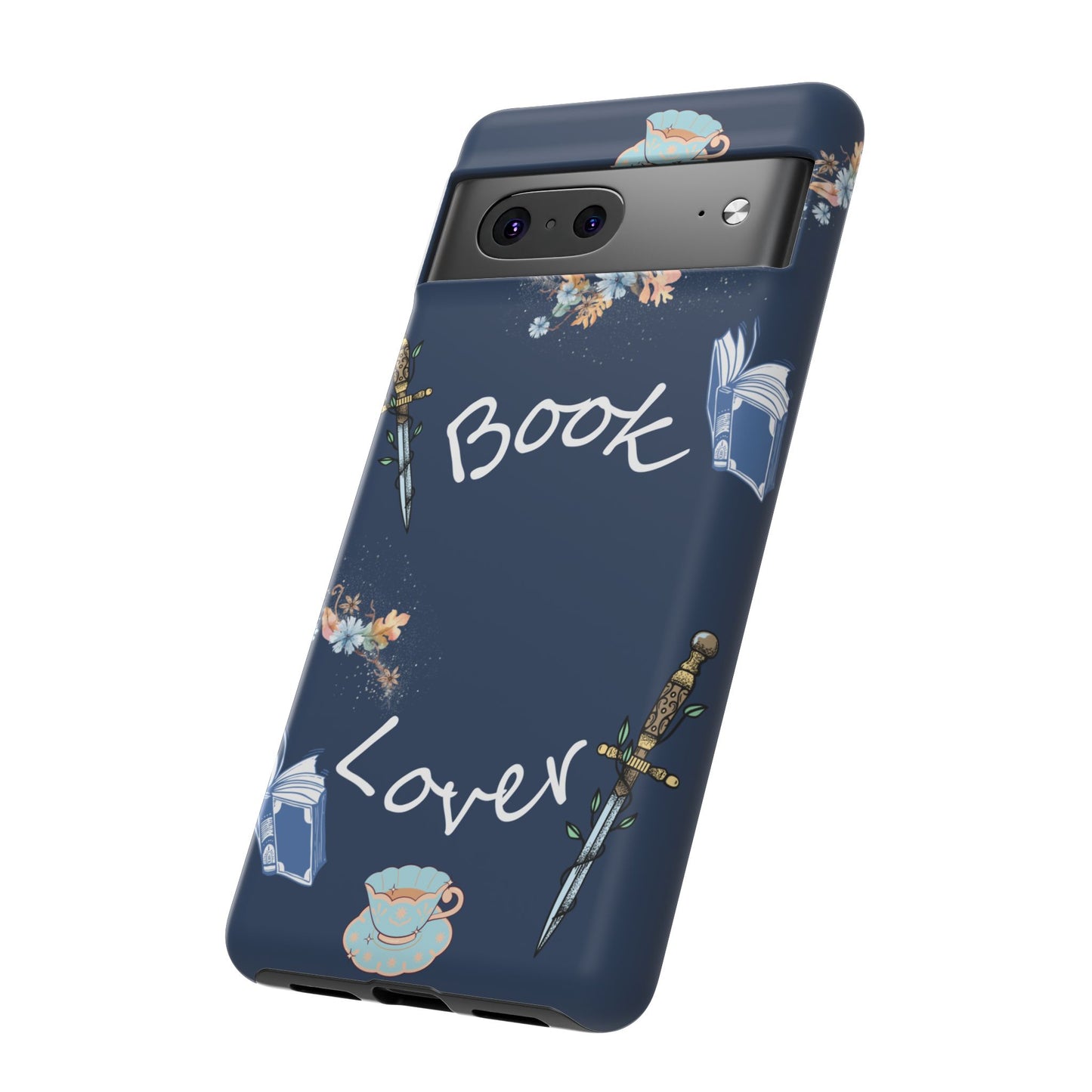 Book Lover Navy Phone Case