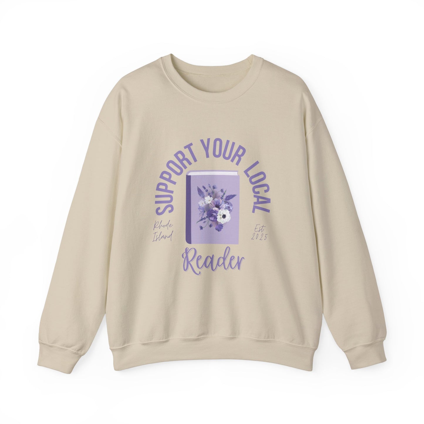 Support Your Local Reader RI Crewneck