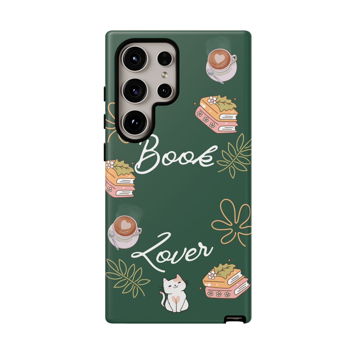 Book Lover Green Phone Case