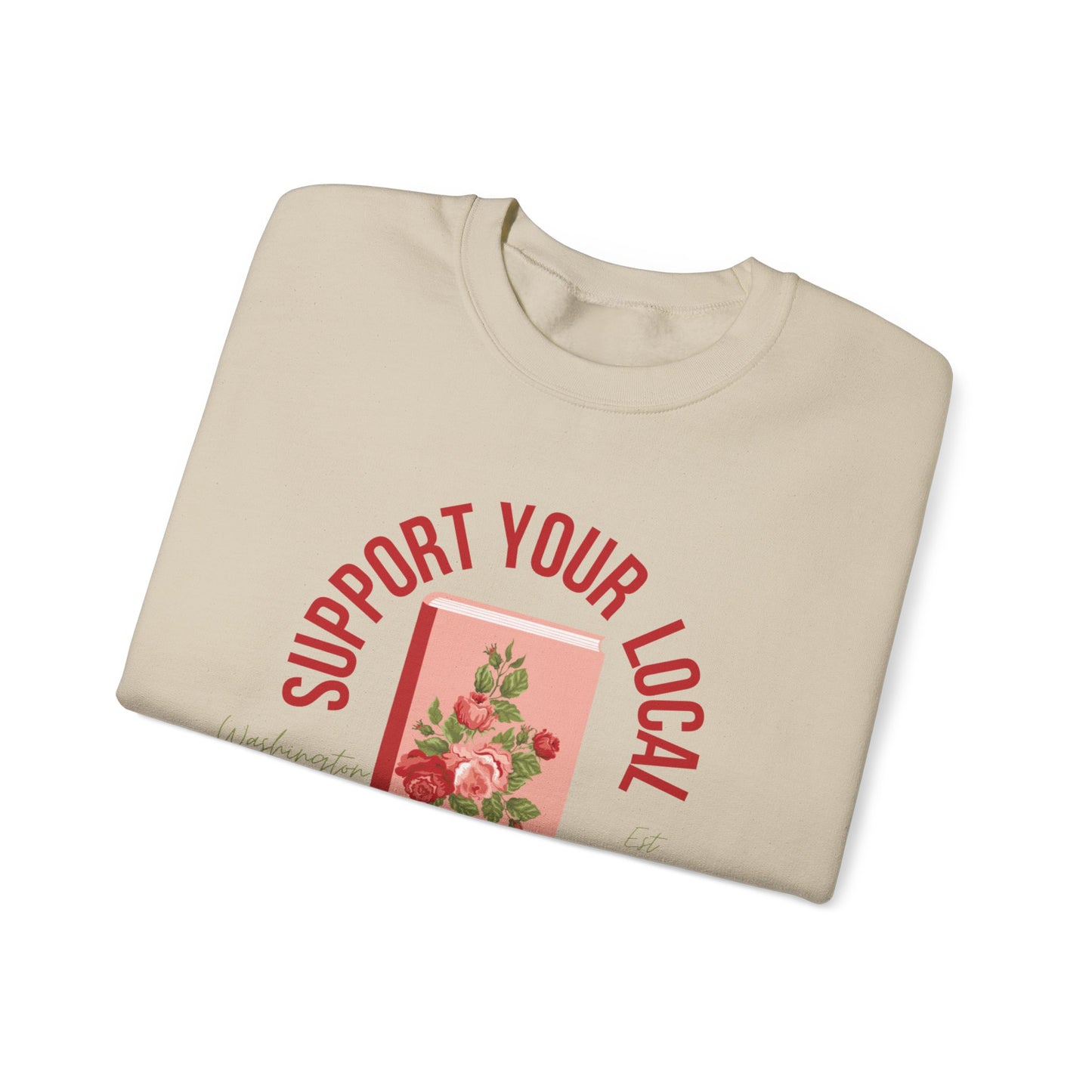 Support Your Local Reader DC Crewneck