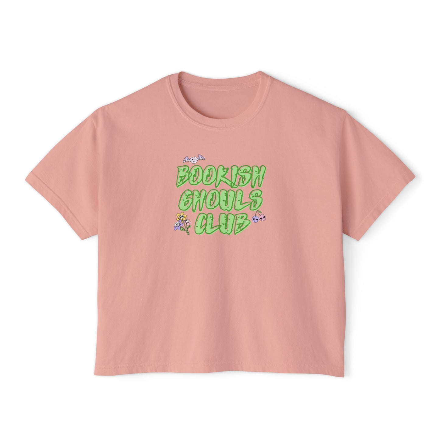 Bookish Ghouls Club Cropped Tee
