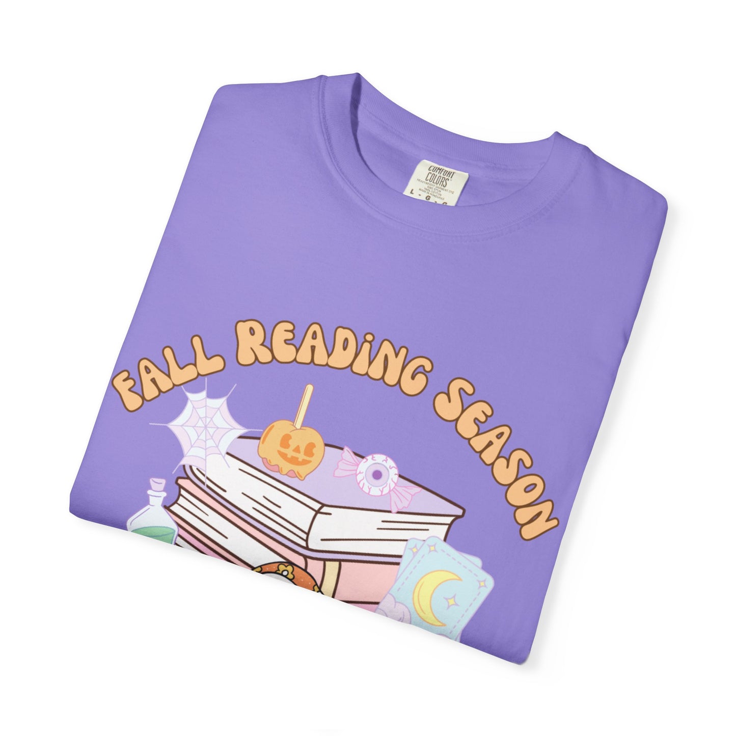 Fall Reading Season Pastel Tee