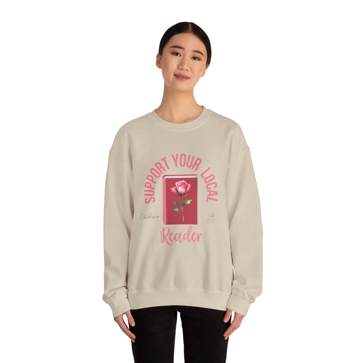 Support Your Local Reader OK Crewneck