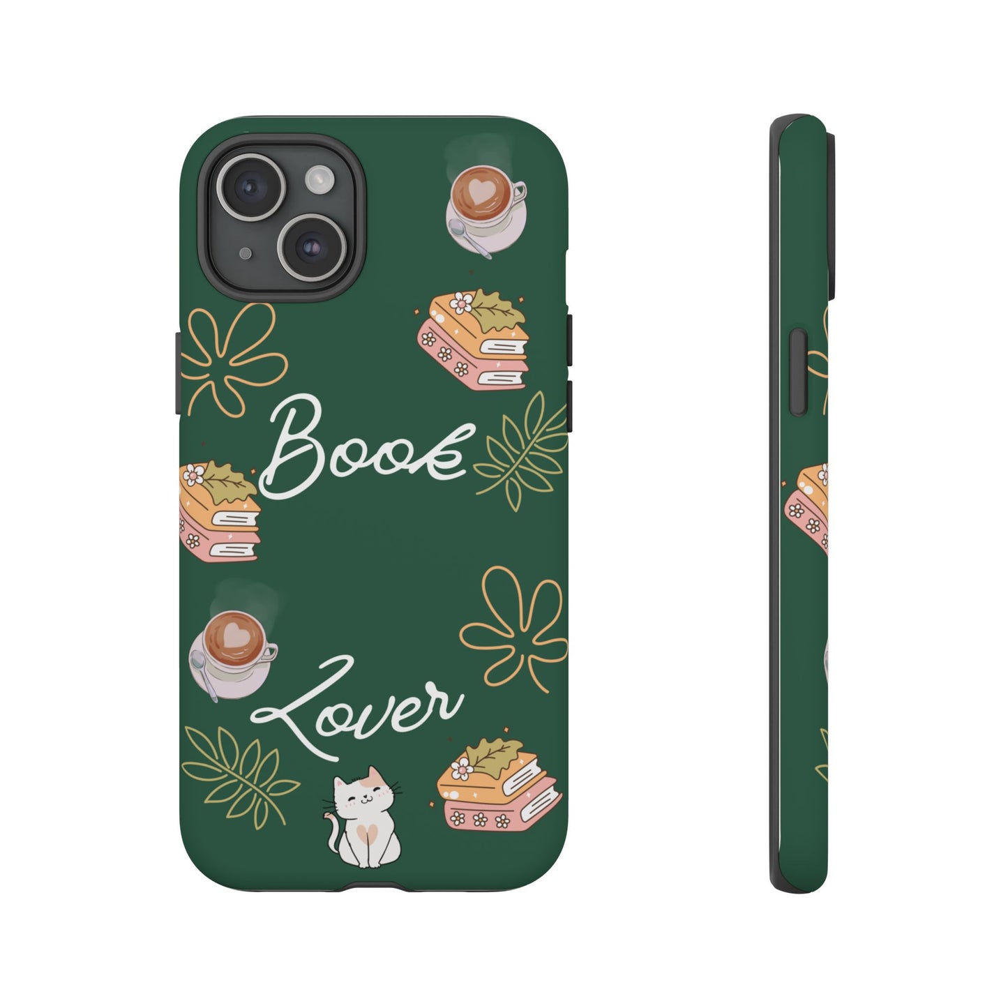 Book Lover Green Phone Case