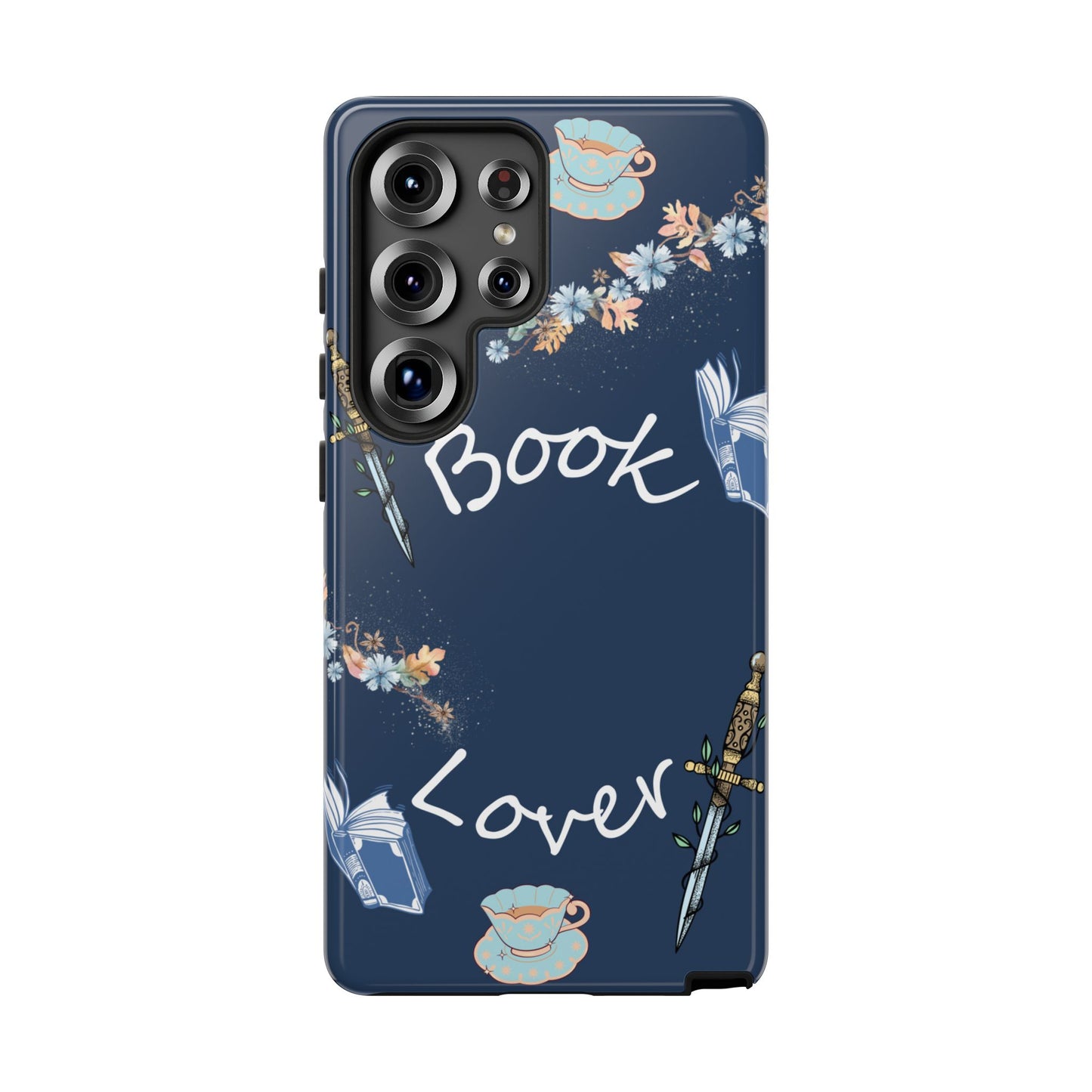Book Lover Navy Phone Case