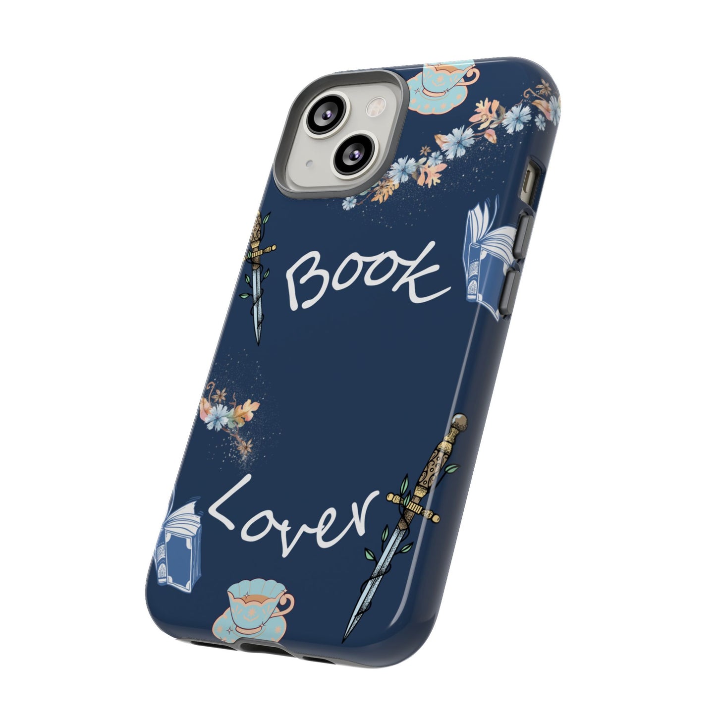 Book Lover Navy Phone Case