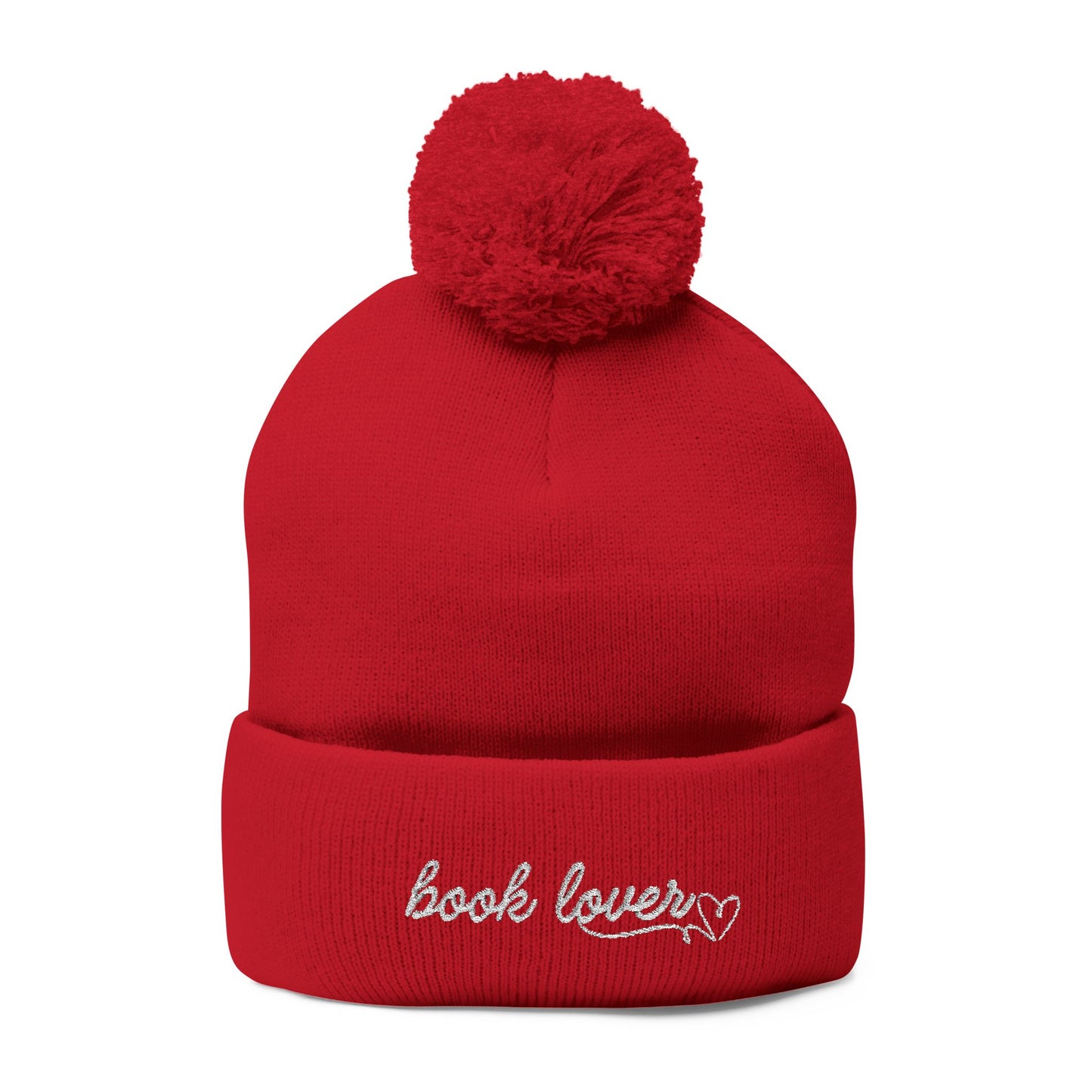 Book Lover Pom Pom Beanie