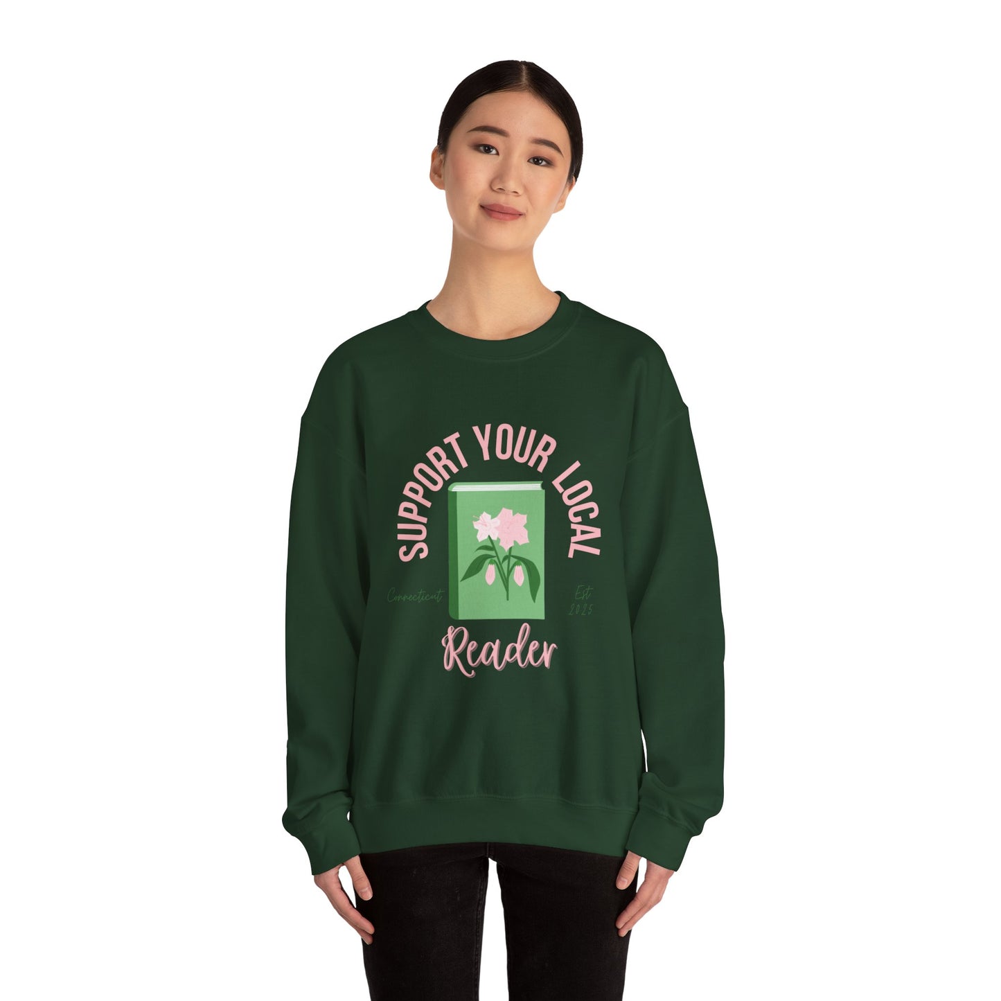Support Your Local Reader CT Crewneck