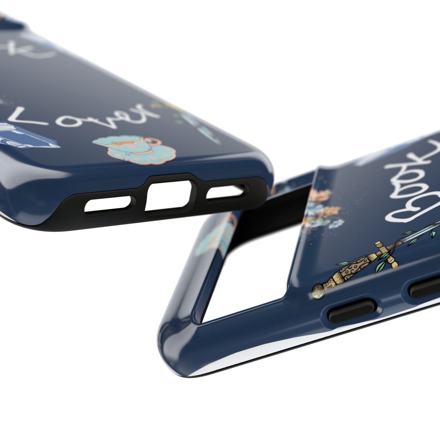 Book Lover Navy Phone Case