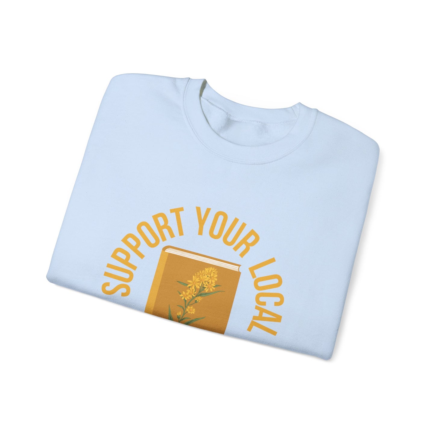 Support Your Local Reader NE Crewneck