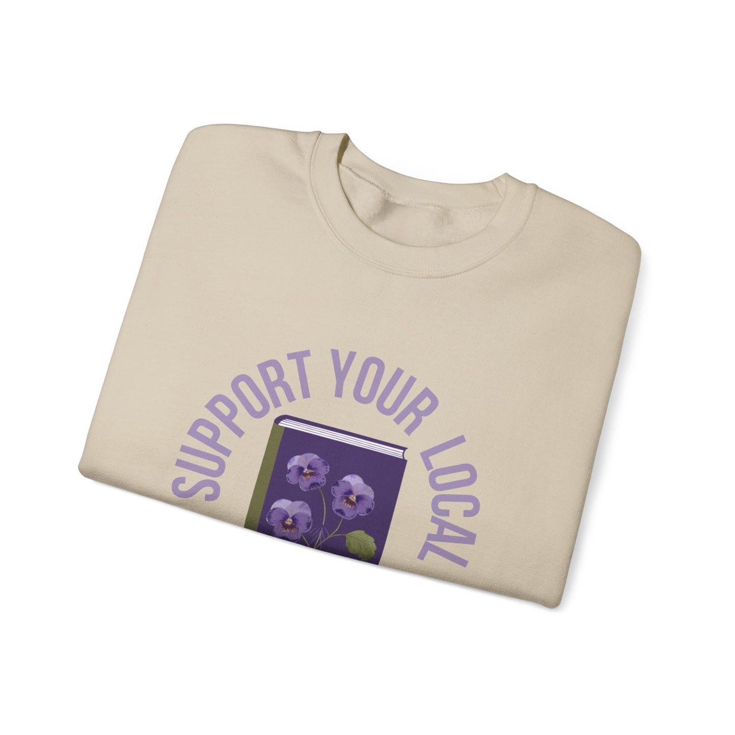 Support Your Local Reader NJ Crewneck