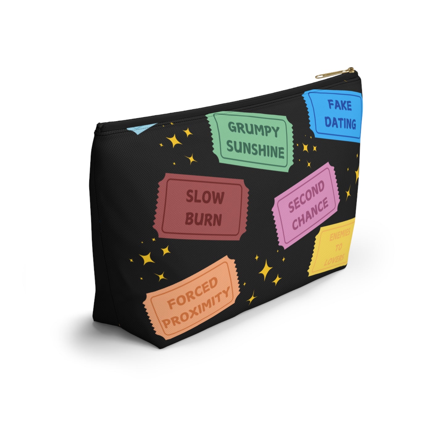 Tropes Ticket Black Pouch