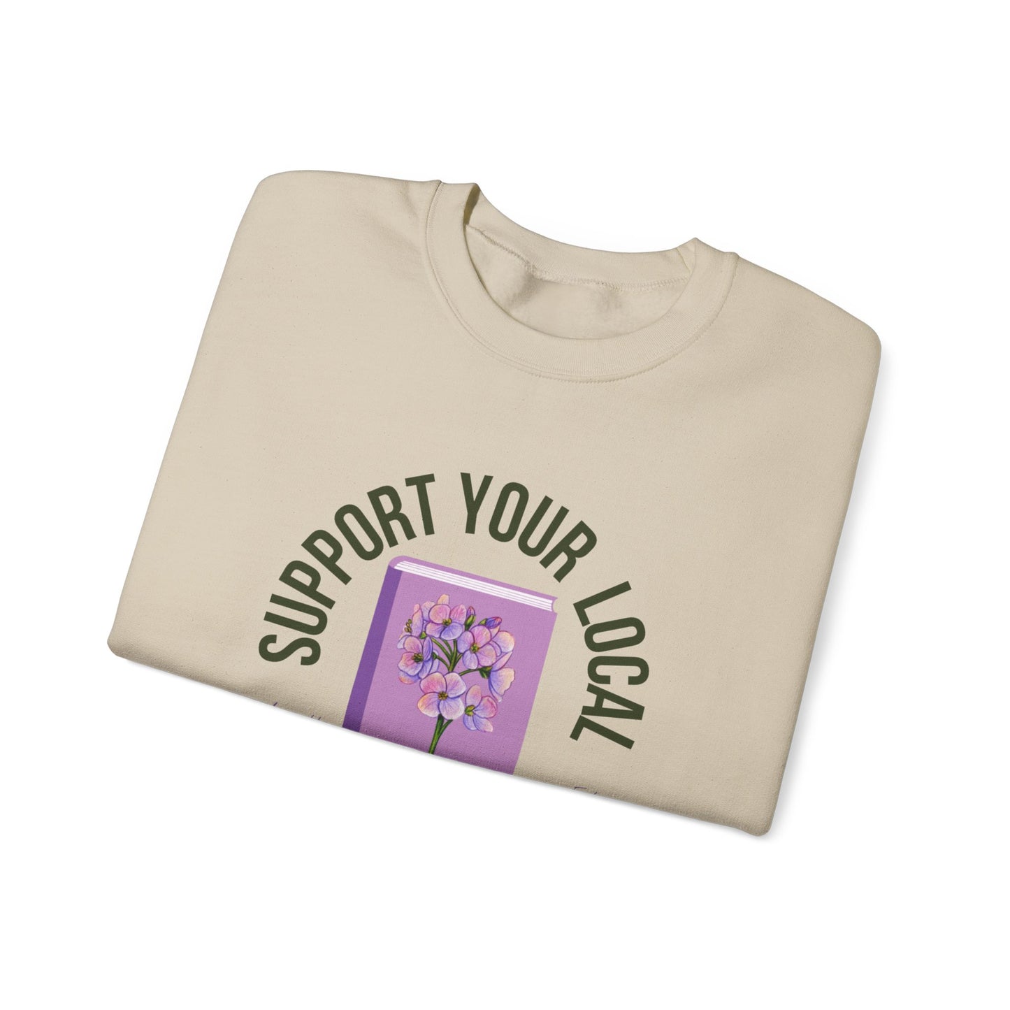Support Your Local Reader MA Crewneck