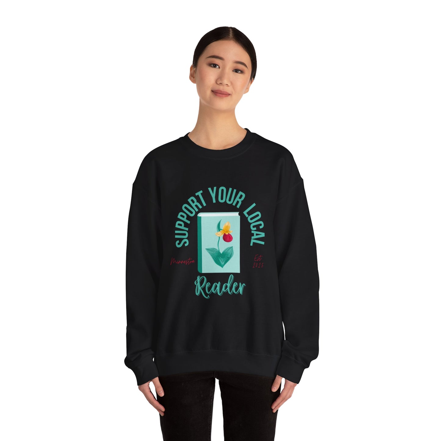 Support Your Local Reader MN Crewneck