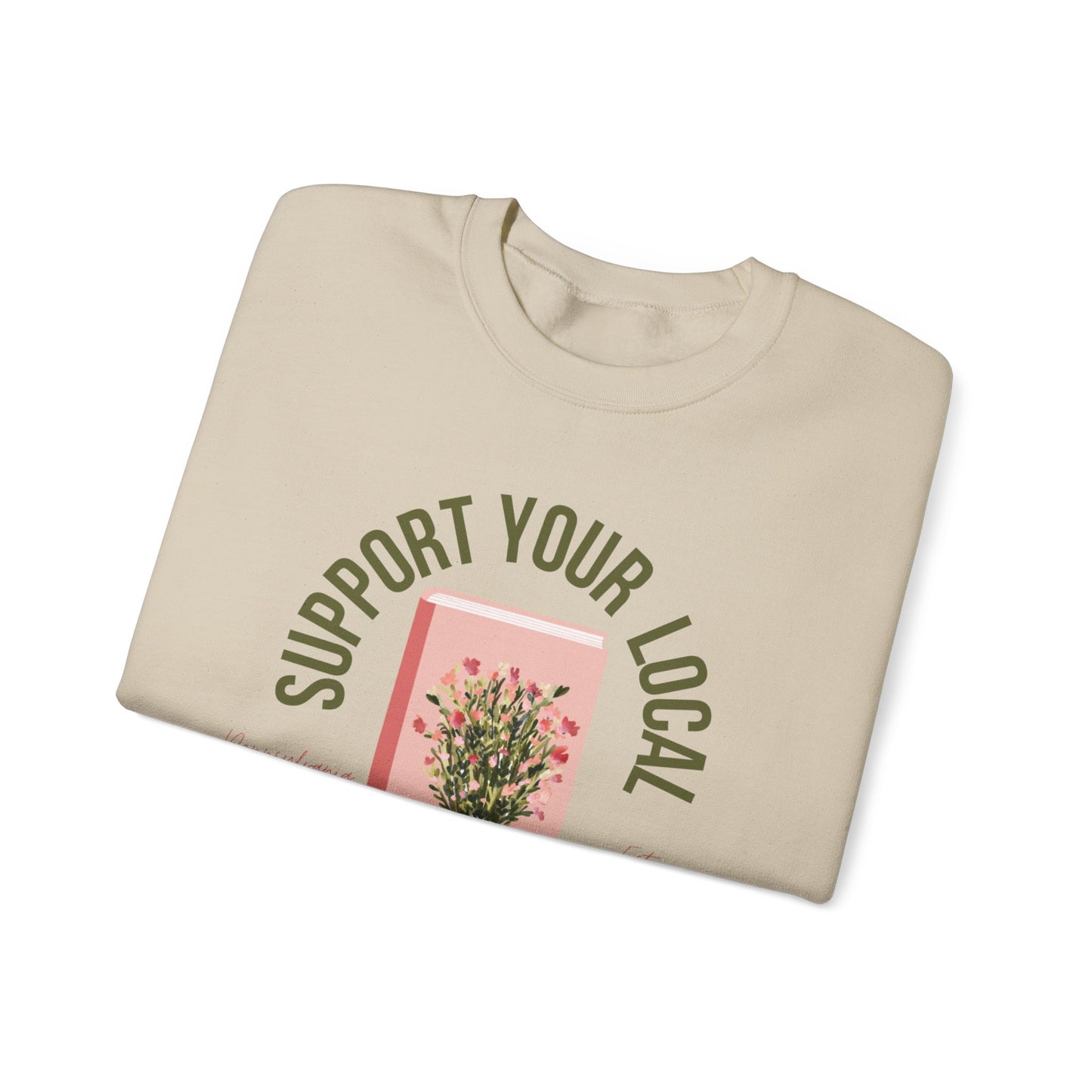 Support Your Local Reader PA Crewneck