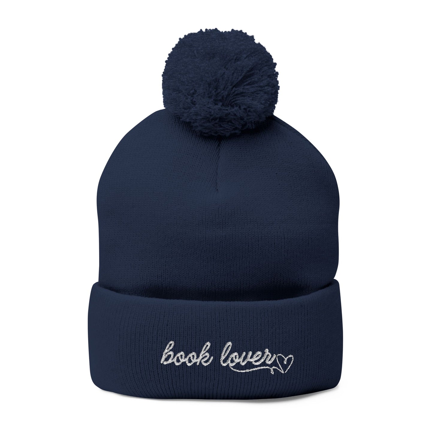 Book Lover Pom Pom Beanie