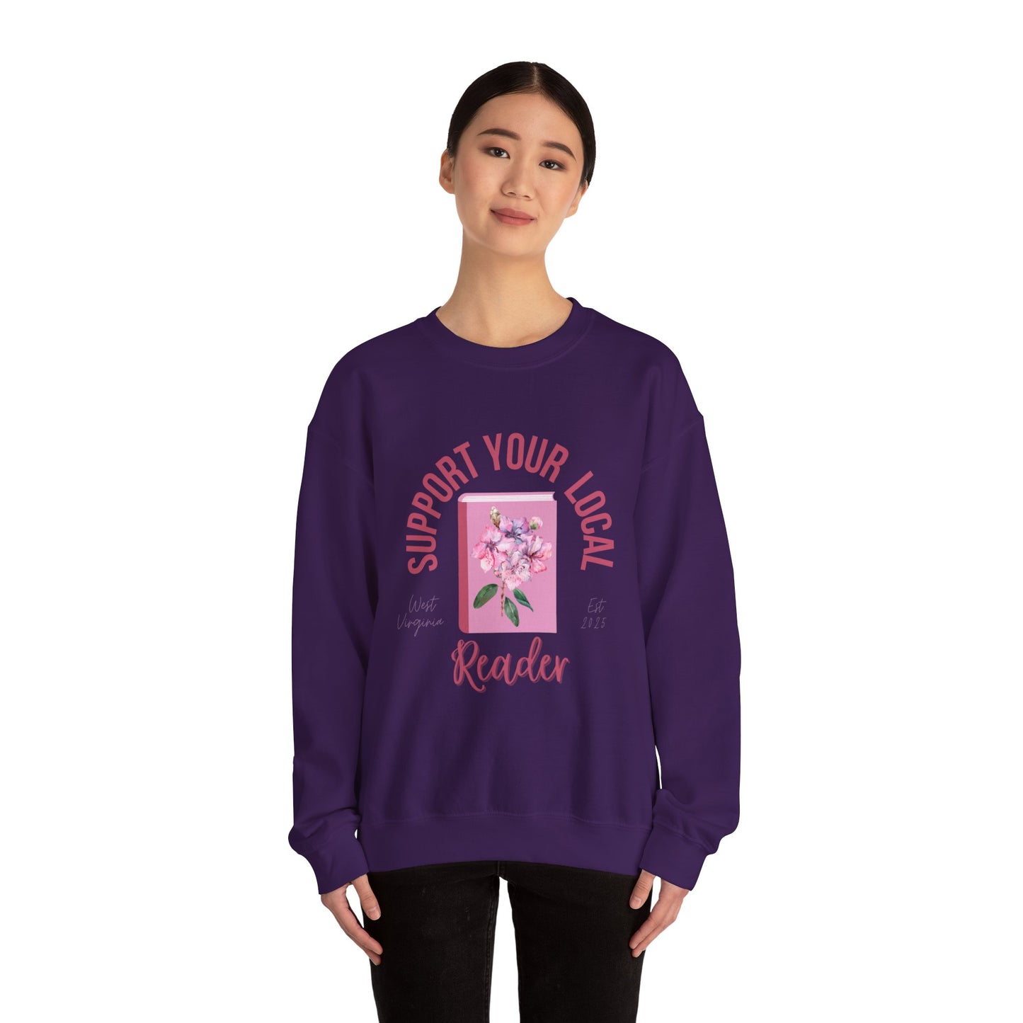 Support Your Local Reader WV Crewneck